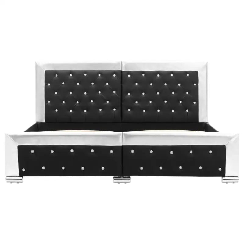 Klassiek bedframe met elegante charme voor jouw slaapkamer - Zwart / 160 x 200 cm - Bedden & bedframes