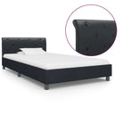 Klassiek bedframe met gepoedercoat stalen poten voor elegante slaapkamers - Zwart / 90 x 200 cm - Bedden & bedframes