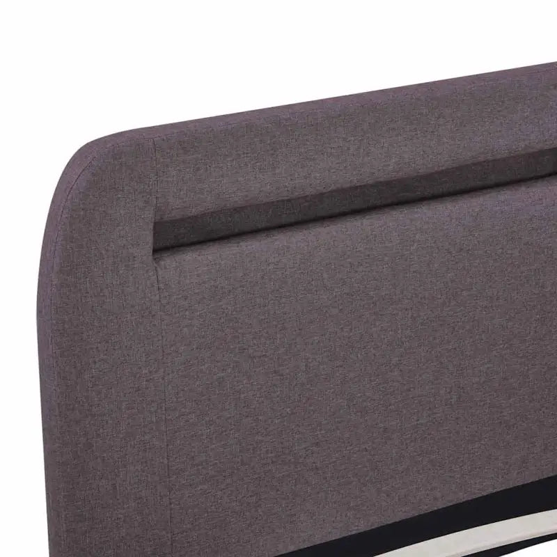 Klassiek bedframe met houten poten en kleurrijke LED-verlichting - Bedden & bedframes