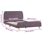 Klassiek bedframe met houten poten voor elegante slaapkamerstijl - Bedden & bedframes