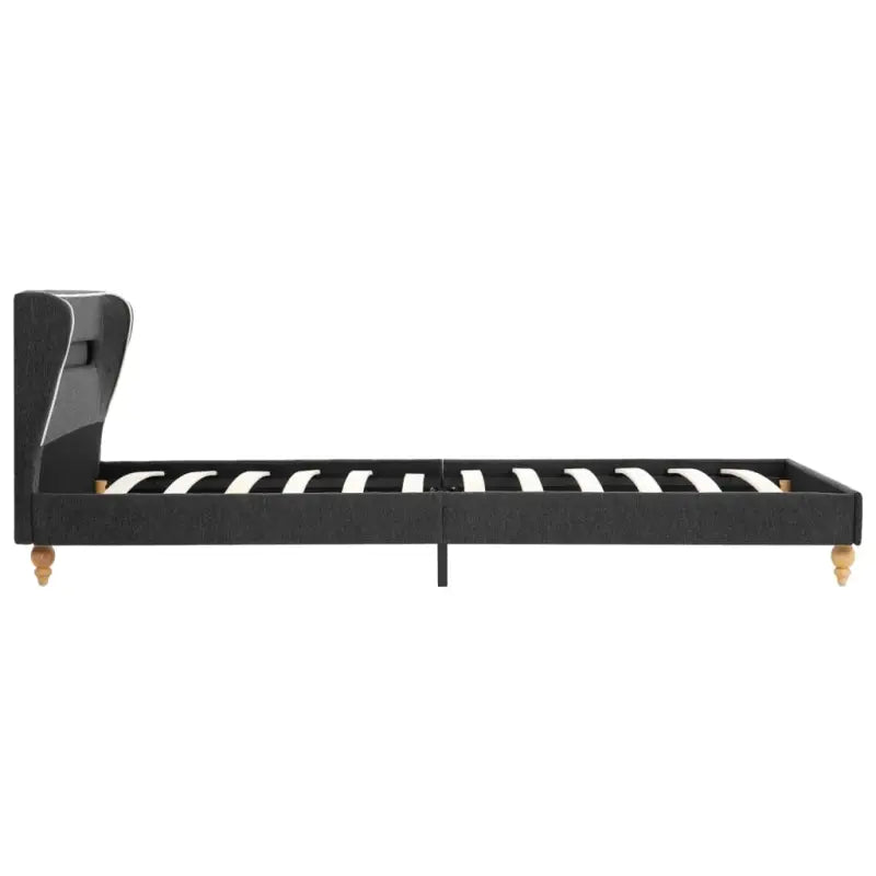 Klassiek bedframe met LED-verlichting en massief houten poten - Bedden & bedframes
