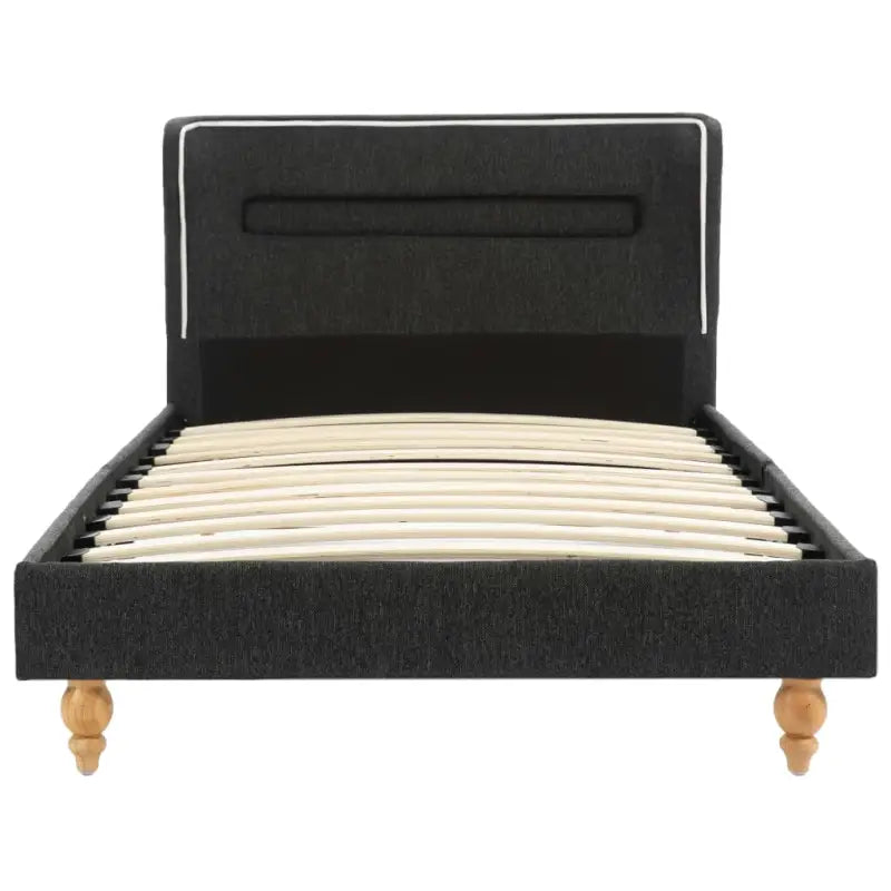 Klassiek bedframe met LED-verlichting en massief houten poten - Bedden & bedframes