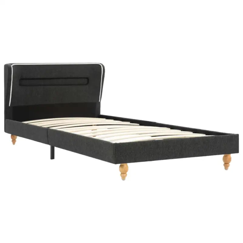 Klassiek bedframe met LED-verlichting en massief houten poten - Bedden & bedframes