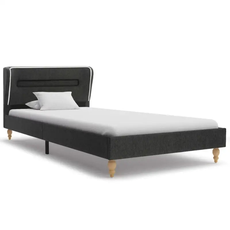 Klassiek bedframe met LED-verlichting en massief houten poten - Bedden & bedframes
