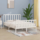 Klassiek bedframe met massief grenenhout en multiplex lattenbodem - Bedden & bedframes