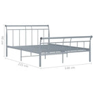 Klassiek bedframe van gepoedercoat metaal voor een stijlvolle slaapkamer - Bedden & bedframes