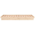Klassiek bedframe van massief grenenhout met kleurrijke LED’s - Bedden & bedframes