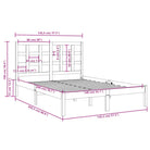 Klassiek bedframe van massief grenenhout voor een tijdloze slaapkamer uitstraling - Bedden & bedframes