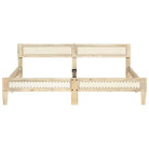 Klassiek bedframe van massief mangohout voor een warme slaapkamer uitstraling - 200 x 200 cm - Bedden & bedframes