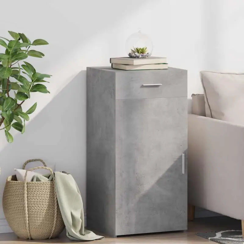 Klassiek dressoir in grijs Sonoma van bewerkt hout - Betongrijs / 1 - Dressoirs & buffetkasten