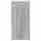 Klassiek dressoir in grijs Sonoma van bewerkt hout - Dressoirs & buffetkasten