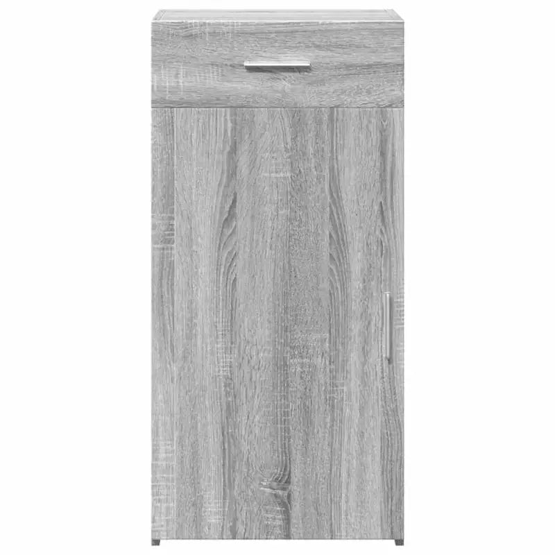 Klassiek dressoir in grijs Sonoma van bewerkt hout - Dressoirs & buffetkasten