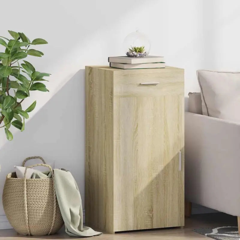 Klassiek dressoir in grijs Sonoma van bewerkt hout - Sonoma eiken / 1 - Dressoirs & buffetkasten