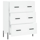 Klassiek dressoir met bewerkt hout en metalen pootjes voor een tijdloze uitstraling - Dressoirs & buffetkasten