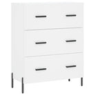 Klassiek dressoir met bewerkt hout en metalen pootjes voor een tijdloze uitstraling - Dressoirs & buffetkasten