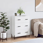 Klassiek dressoir met bewerkt hout en metalen pootjes voor een tijdloze uitstraling - Dressoirs & buffetkasten
