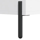 Klassiek dressoir met bewerkt hout en metalen pootjes voor een tijdloze uitstraling - Dressoirs & buffetkasten