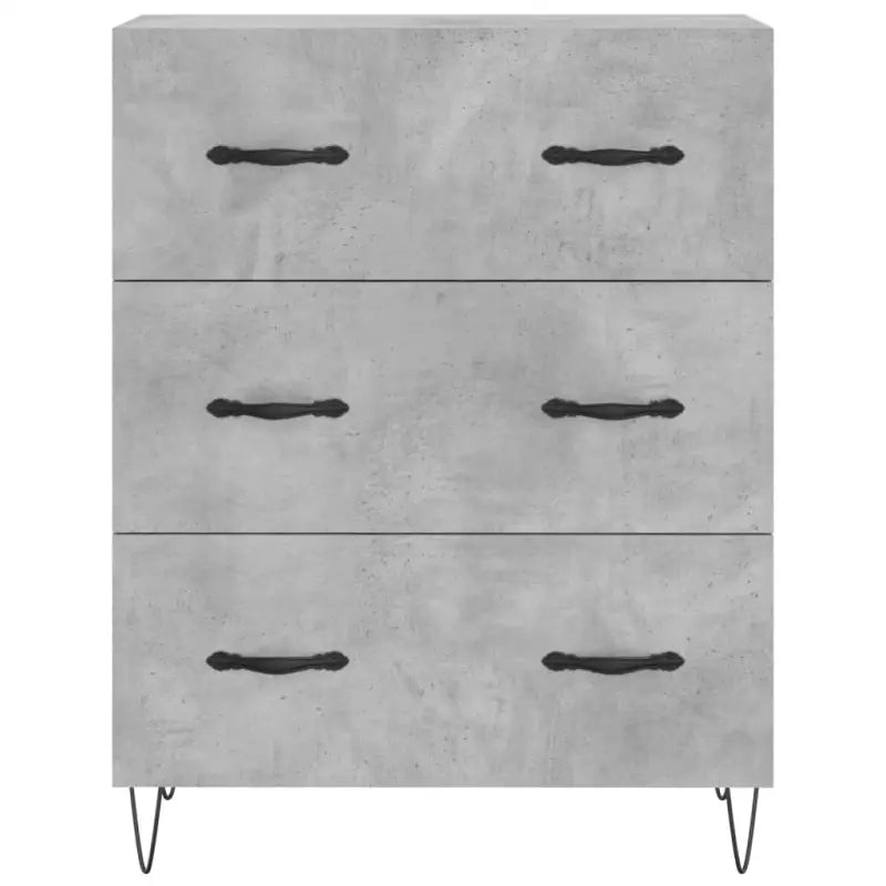 Klassiek dressoir met bewerkt hout en metalen pootjes - Dressoirs & buffetkasten