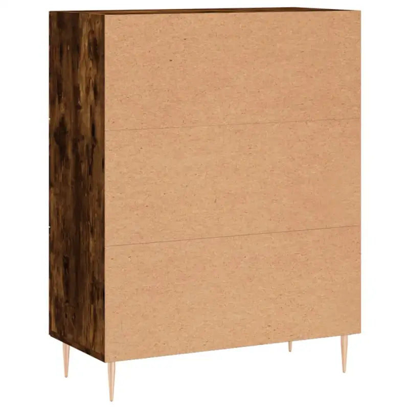 Klassiek dressoir met bewerkt hout en metalen pootjes - Dressoirs & buffetkasten