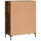 Klassiek dressoir met bewerkt hout en metalen pootjes - Dressoirs & buffetkasten