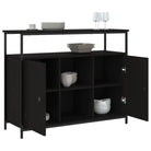 Klassiek dressoir met bewerkt hout en verstelbare poten - Dressoirs & buffetkasten