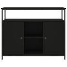 Klassiek dressoir met bewerkt hout en verstelbare poten - Dressoirs & buffetkasten