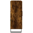 Klassiek dressoir met glas en bewerkt hout voor een tijdloze uitstraling - Dressoirs & buffetkasten