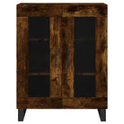 Klassiek dressoir met glas en bewerkt hout voor een tijdloze uitstraling - Dressoirs & buffetkasten