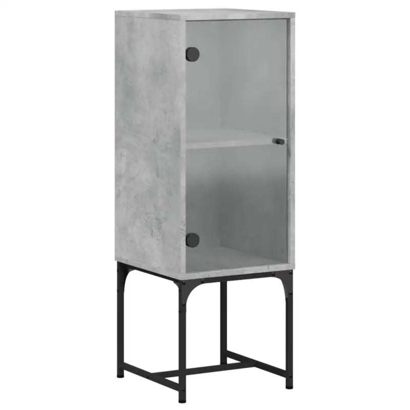 Klassiek dressoir met glazen deur en duurzame bewerkte houtafwerking - Dressoirs & buffetkasten