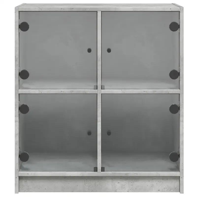 Klassiek dressoir met glazen deuren en duurzame bewerkte houtlook - Dressoirs & buffetkasten