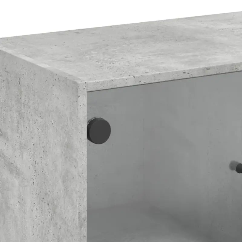 Klassiek dressoir met glazen deuren en duurzame bewerkte houtlook - Dressoirs & buffetkasten