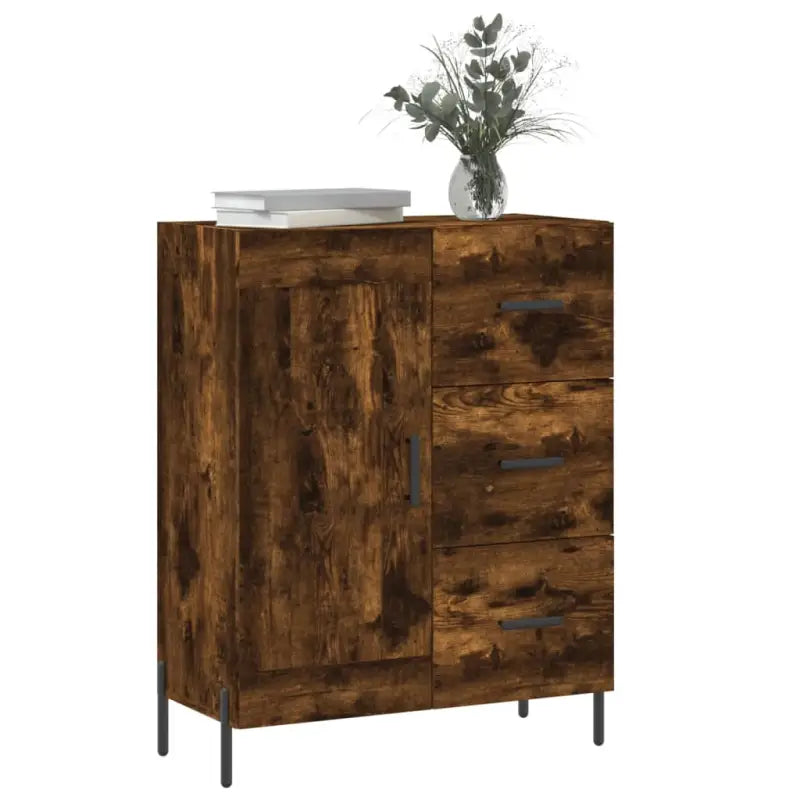 Klassiek Dressoir van Behandeld Bewerkt Hout met Tijdloze Look - Dressoirs & buffetkasten