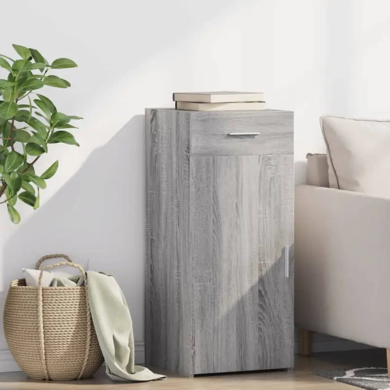 Klassiek Dressoir van Behandeld Bewerkt Hout voor een Elegante Woonstijl - Grijs sonoma / 1 - Dressoirs & buffetkasten
