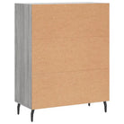 Klassiek dressoir van bewerkt hout in grijs sonoma stijl - Dressoirs & buffetkasten