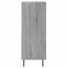 Klassiek dressoir van bewerkt hout in grijs sonoma stijl - Dressoirs & buffetkasten