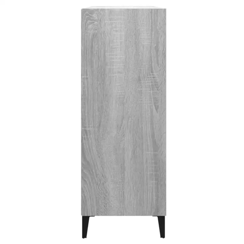 Klassiek dressoir van bewerkt hout in grijs sonoma uitvoering - Dressoirs & buffetkasten
