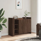 Klassiek dressoir van bewerkt hout met duurzaamheid en stabiliteit - bruin eikenkleur / 1 - Dressoirs & buffetkasten