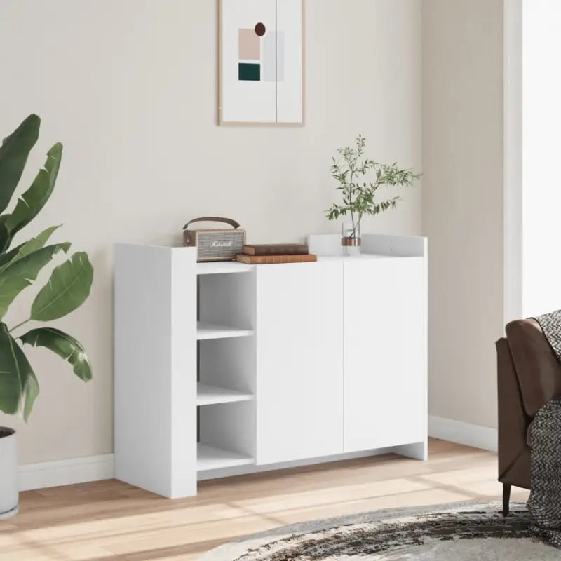 Klassiek dressoir van bewerkt hout met duurzaamheid en stabiliteit - Wit / 1 - Dressoirs & buffetkasten
