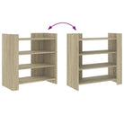 Klassiek dressoir van bewerkt hout met een glad oppervlak - Dressoirs & buffetkasten