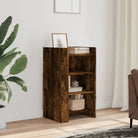 Klassiek dressoir van bewerkt hout met een glad oppervlak - Gerookt eiken / 1 / 45 cm - Dressoirs & buffetkasten
