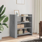 Klassiek dressoir van bewerkt hout met een glad oppervlak - Grijs sonoma / 1 / 73.5 cm - Dressoirs & buffetkasten