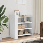 Klassiek dressoir van bewerkt hout met een glad oppervlak - Wit / 1 / 73.5 cm - Dressoirs & buffetkasten
