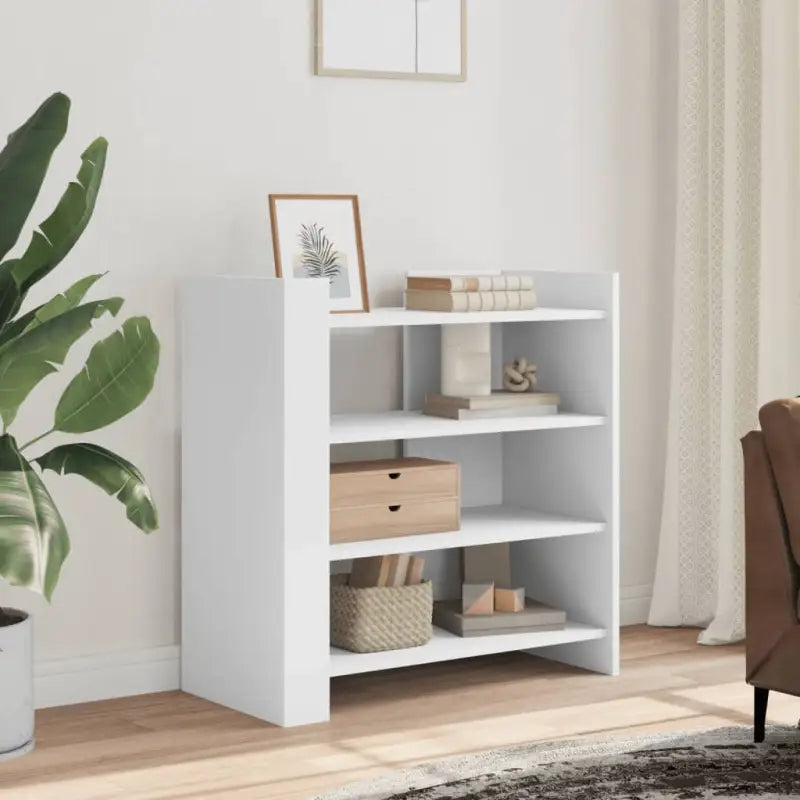 Klassiek dressoir van bewerkt hout met een glad oppervlak - Wit / 1 / 73.5 cm - Dressoirs & buffetkasten