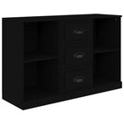 Klassiek dressoir van bewerkt hout met een tijdloze uitstraling - Dressoirs & buffetkasten