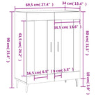 Klassiek Dressoir van bewerkt hout met glazen details - Dressoirs & buffetkasten