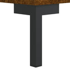 Klassiek dressoir van bewerkt hout met ijzeren poten - Dressoirs & buffetkasten