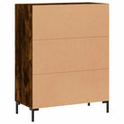 Klassiek dressoir van bewerkt hout met ijzeren poten - Dressoirs & buffetkasten