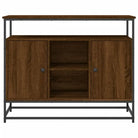 Klassiek dressoir van bewerkt hout met stevig blad en verstelbare poten - Dressoirs & buffetkasten