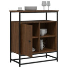 Klassiek dressoir van bewerkt hout met stevig blad en verstelbare poten - Dressoirs & buffetkasten