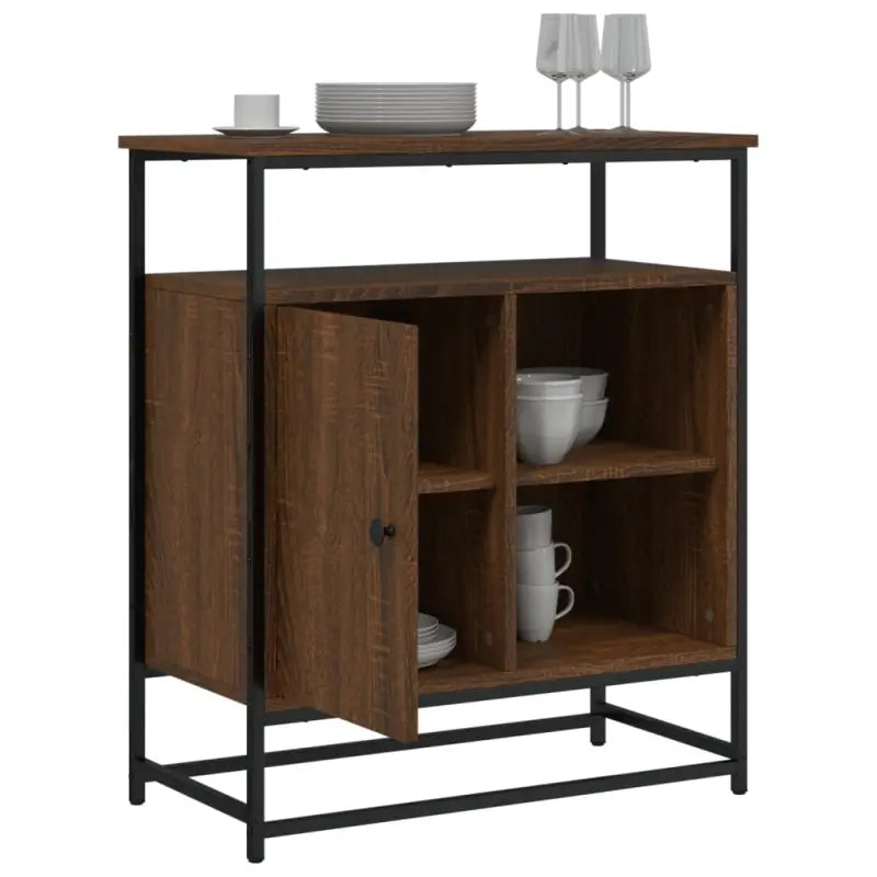 Klassiek dressoir van bewerkt hout met stevig blad en verstelbare poten - Dressoirs & buffetkasten